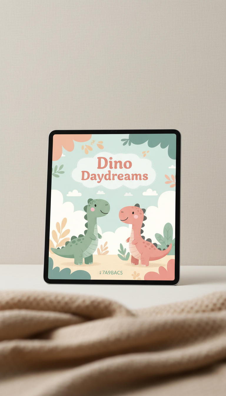 Sueños de dinosaurio libro divertido digital